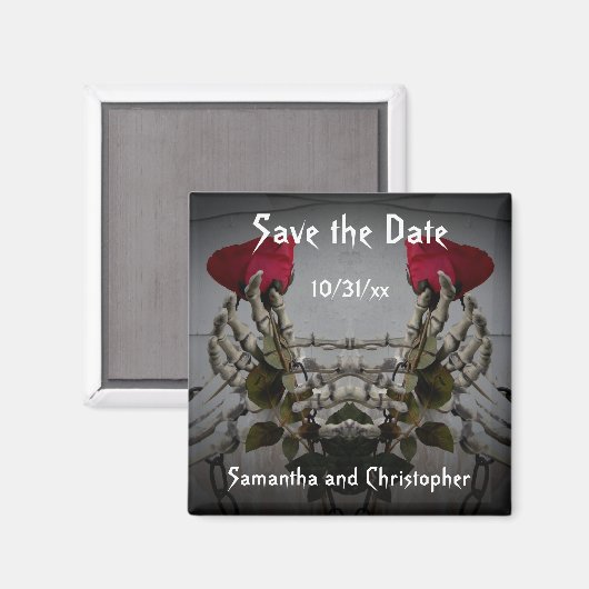 Ungewöhnliche Save the Date Magnet (Vorderseite/Rückseite)