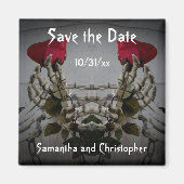 Ungewöhnliche Save the Date Magnet (Vorne)