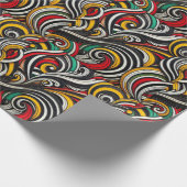 Ungewöhnliche Streifen Geschenkpapier (Ecke)