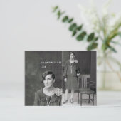 Ungewöhnliche Vintage Tasse Fotografie Postc Postkarte (Stehend Vorderseite)