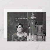 Ungewöhnliche Vintage Tasse Fotografie Postc Postkarte (Vorne/Hinten)