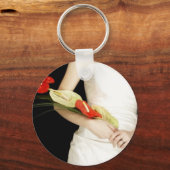 Ungewöhnliche Wedding Bouquet Schlüsselanhänger (Vorderseite)