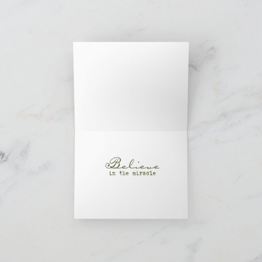 ungewöhnliche Weihnachtskarte Feiertagskarte (Innenseite)