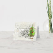 ungewöhnliche Weihnachtskarte Feiertagskarte (Vorderseite)