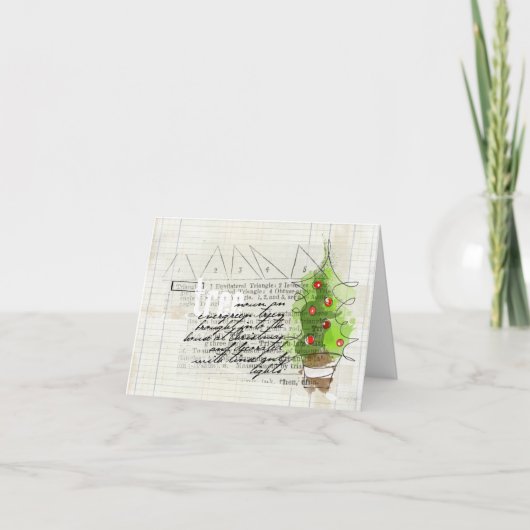 ungewöhnliche Weihnachtskarte Feiertagskarte (Vorderseite)