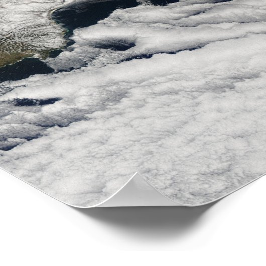 Ungewöhnliche Wolkenformationen Poster (Ecke)