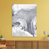 Ungewöhnliche Wolkenformationen über der Barentsse Leinwanddruck (Insitu (Wohnzimmer))