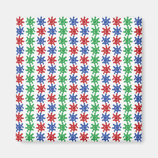 Ungewöhnlicher abstrakter Muster-Magnet Magnet