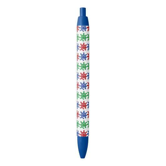 Ungewöhnlicher abstrakter Musterstift Kugelschreiber (Vorderseite Vertikal)