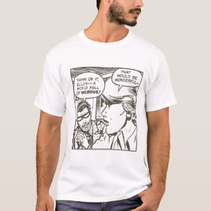 ungewöhnlicher Cartoon des Weirdo T-Shirt