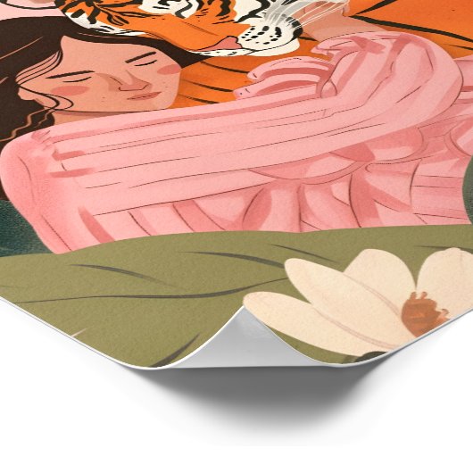 Ungewöhnlicher Companion 🐯 Poster (Ecke)