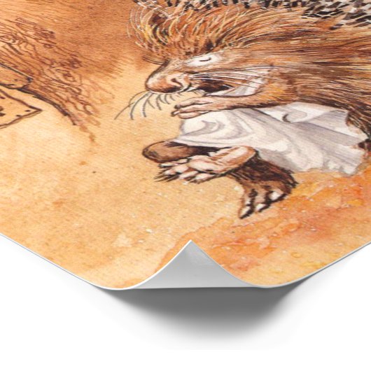 ungewöhnlicher Haarschnitt Poster (Ecke)