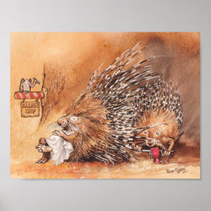 ungewöhnlicher Haarschnitt Poster