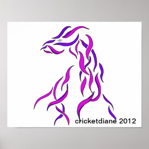 Ungewöhnlicher Multifunktionsdrache - CricketDiane Poster