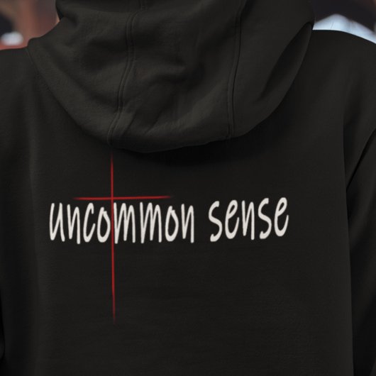 Ungewöhnlicher Sinn des Kreuzes Hoodie