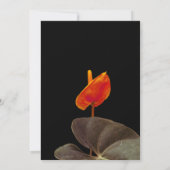 Ungewöhnliches Elegant, CustomWedding Einladung (Rückseite)