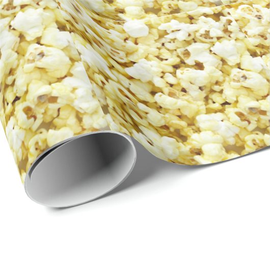 Ungewöhnliches Funky cooles Popcorn Geschenkpapier (Rolleneckpunkt)