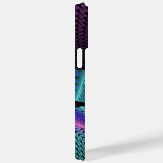 Ungewöhnliches Gemustertes Fantasy Blume Fraktal Case-Mate iPhone Hülle (Rückseite / Rechts)