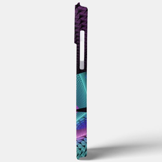 Ungewöhnliches Gemustertes Fantasy Blume Fraktal Case-Mate iPhone Hülle (Rückseite / Links)