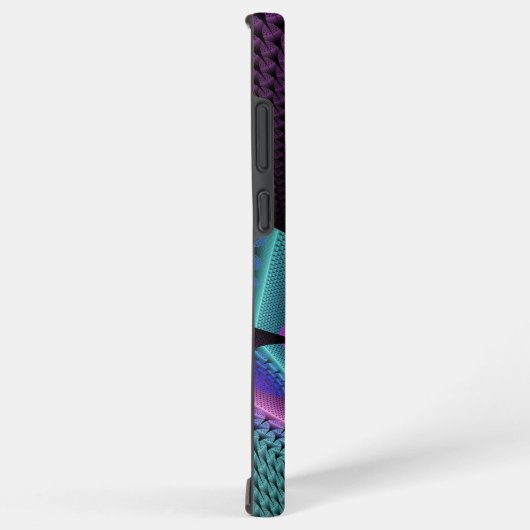 Ungewöhnliches Gemustertes Fantasy Blume Fraktal Samsung Galaxy Hülle (Rechte Seite)