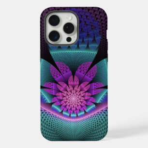 Ungewöhnliches gemustertes farbenfrohes Fantasy-Bl iPhone 15 Pro Max Hülle