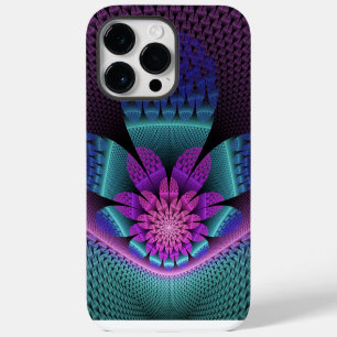 Ungewöhnliches gemustertes farbenfrohes Fantasy-Bl iPhone 14 Pro Max Hülle