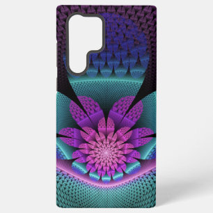 Ungewöhnliches gemustertes farbenfrohes Fantasy-Bl Samsung Galaxy Hülle