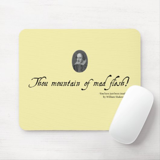Ungewöhnliches Geschenk Shakespeare Mousepad #2. (Mit Mouse)