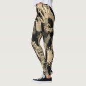 Ungewöhnliches Muster der bewegten Hände Leggings (Links)