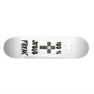 UNGEWÖHNLICHES SKATEBOARD 100% JESUSS