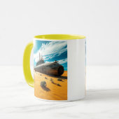 Ungewöhnliches U-Boot Tasse (Vorderseite Links)