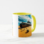Ungewöhnliches U-Boot Tasse (VorderseiteRechts)