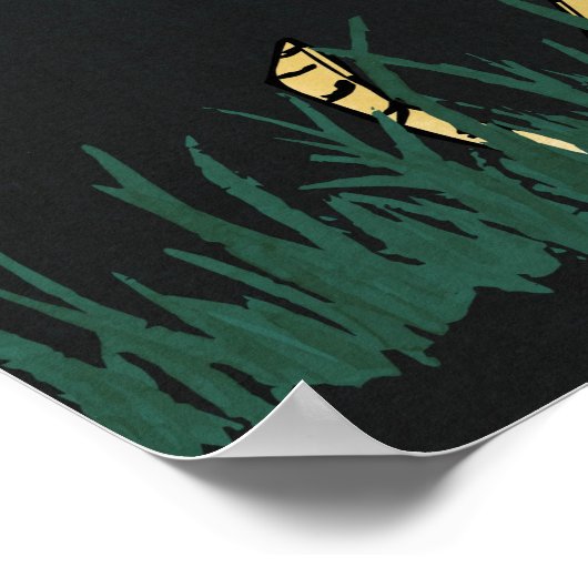 Ungezähmte Cheetah 14"x 11" Kunstdrucken Poster (Ecke)