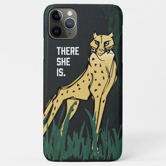 Ungezähmte Cheetah Hier ist sie Handy-Fall Case-Mate iPhone Hülle (Rückseite)