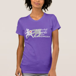 Ungezähmte Geister werden stärker - Lila T-Shirt