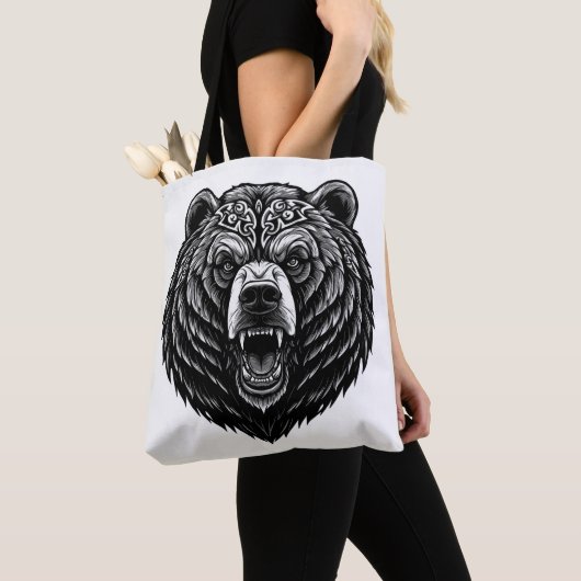 Ungezähmte Majestät: Tragen Sie den keltischen Bär Tasche (Von Nahem)