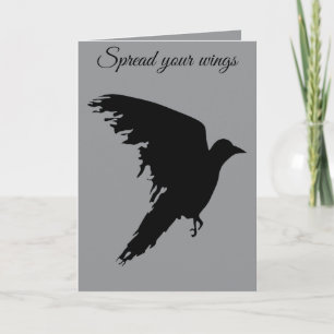 Ungezähmter Flug Raven in Bewegung Karte