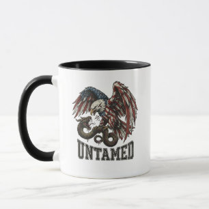 Ungezähmter Patriotischer Adler und Schlangenbeche Tasse