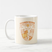 Ungezähmtes Freiheitspferd Kaffeetasse (Links)