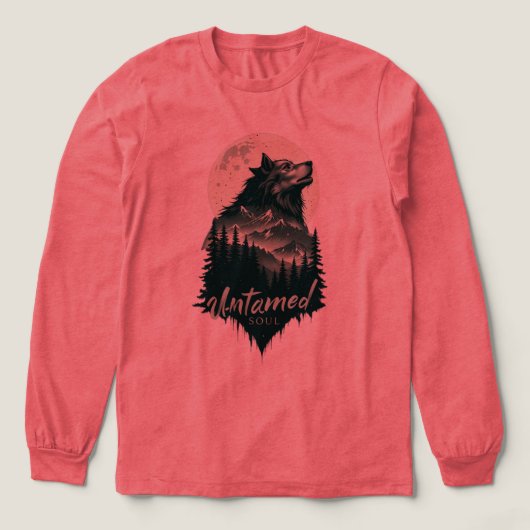 Ungezähmtes Soul Tri-Blend Shirt (Design Vorderseite)