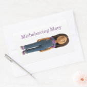 Ungezogene Mary Aufkleber (Umschlag)