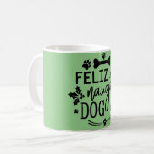 Ungezogener Hund Kaffeetasse (Vorderseite Links)