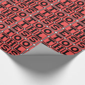 Ungezügelt handeln ohne Beifall Geschenkpapier (Ecke)