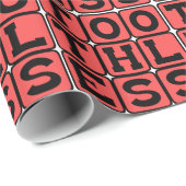 Ungezügelt handeln ohne Beifall Geschenkpapier (Rolleneckpunkt)