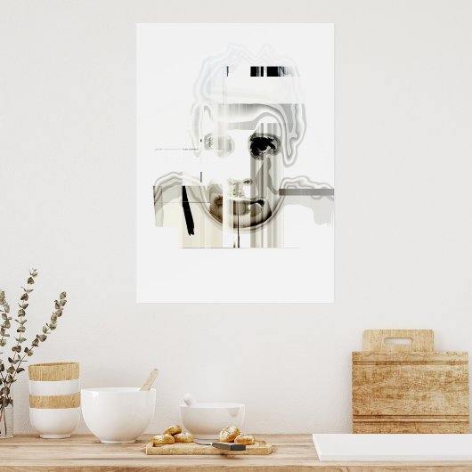 ungezügelter Junge Poster (Küche)