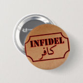 Ungläubiger (Kafir) Button (Vorne & Hinten)