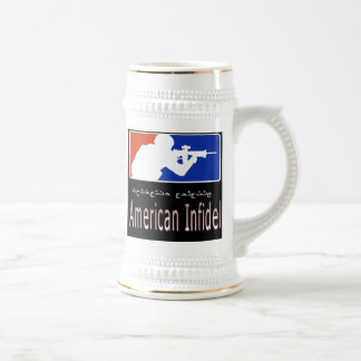 Ungläubiger Stein Bierglas