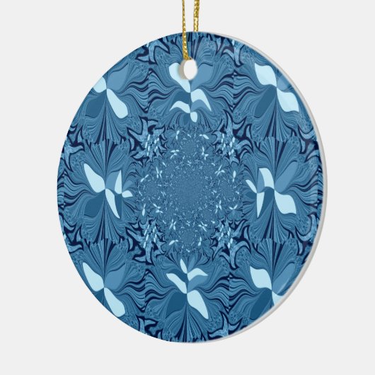 Unglaublich blau. keramikornament (Links)