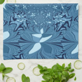 Unglaublich blau. küchentuch (Gefaltet)