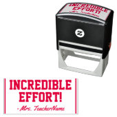 "UNGLAUBLICH!" Briefmarke aus Kautschuk Permastempel (Beispiel)